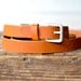 Leather Belt medium Brown  / Women leather belt / Men Leather Belt / gift for her / gift for him