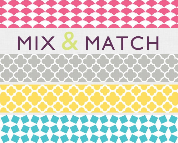 Etsy Shop Banner, choose your pattern & colour. Moroccan inspired patterns.