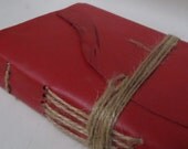 Medieval journal, red leather