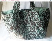 Weekend Sale - Diaper bag and Mommy bag set - tote bag with hobo bag - Made to Order