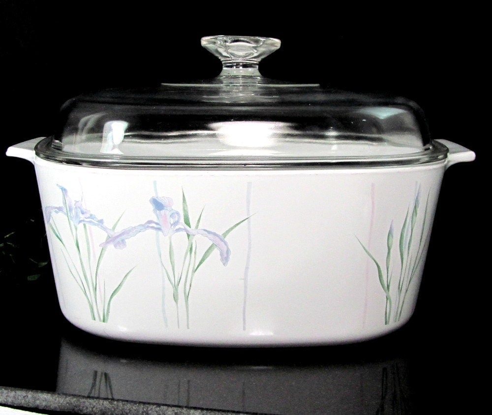 Corning Ware SHADOW IRIS 5L Dutch Oven Casserole by ShootingCreek