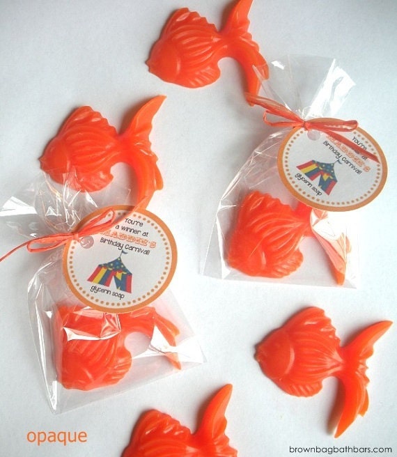 20 Goldfish Soap Favors