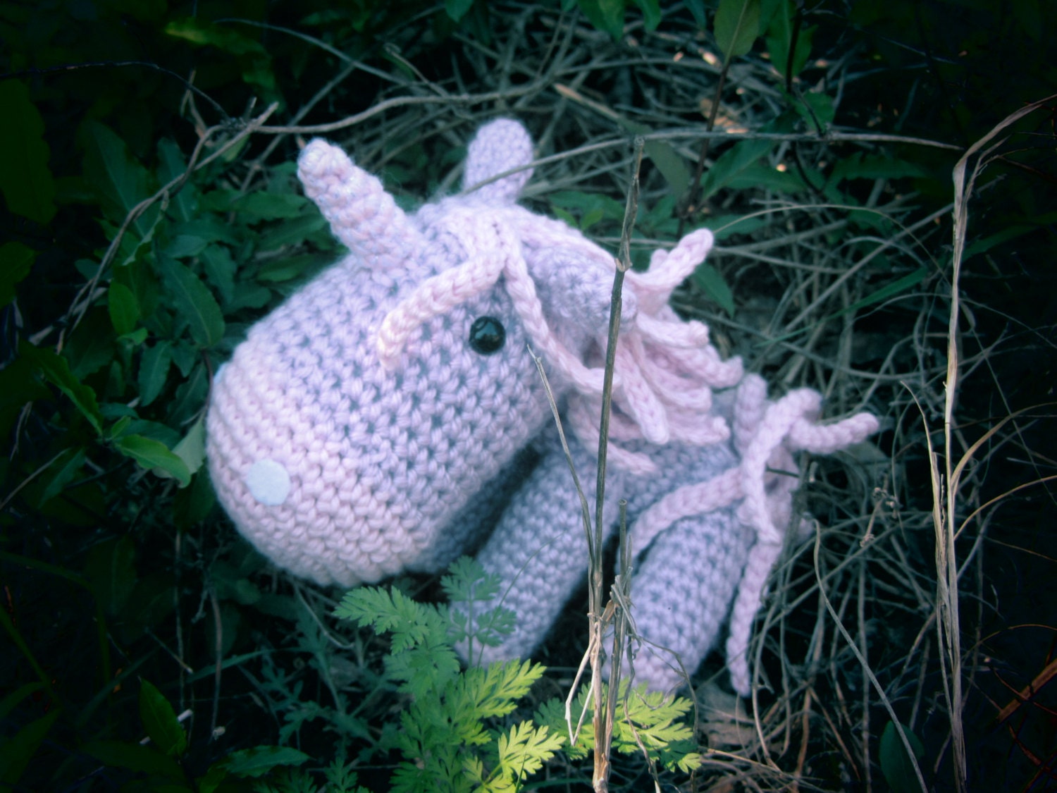 Ready to ship - Pink and Purple Unicorn Amigurumi