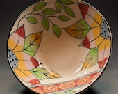 8 inch Floral Bowl