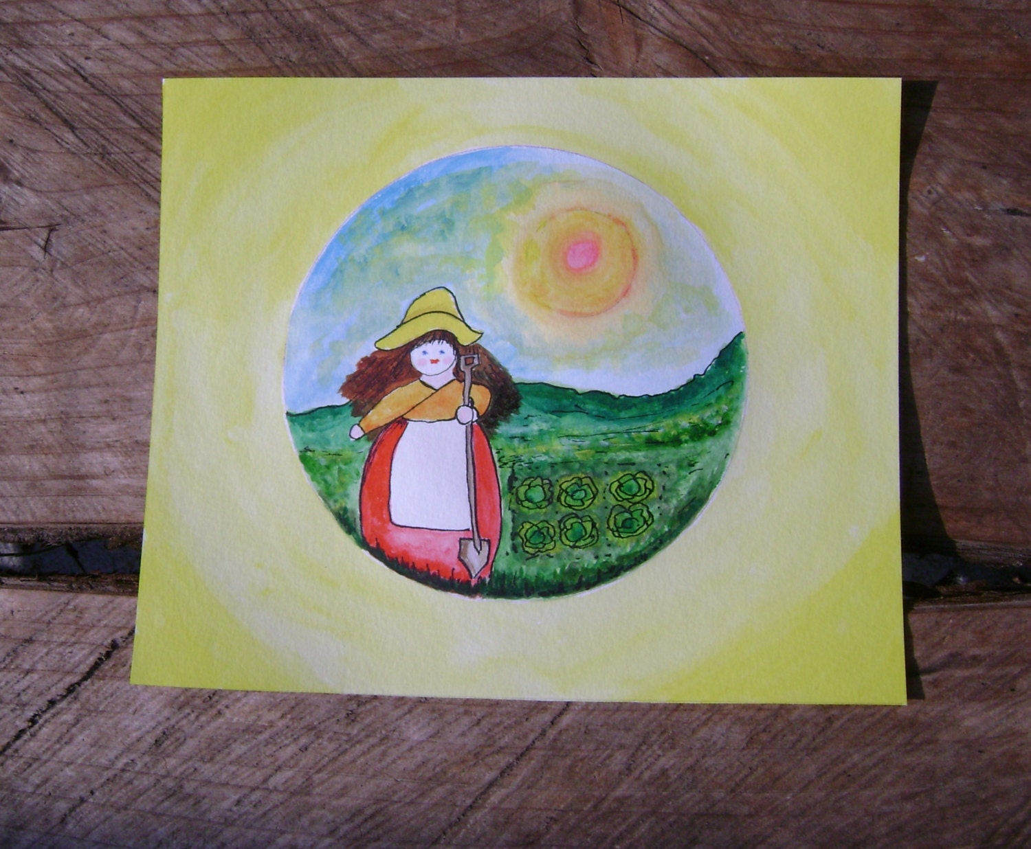 An original Waldorf  Inspired painting