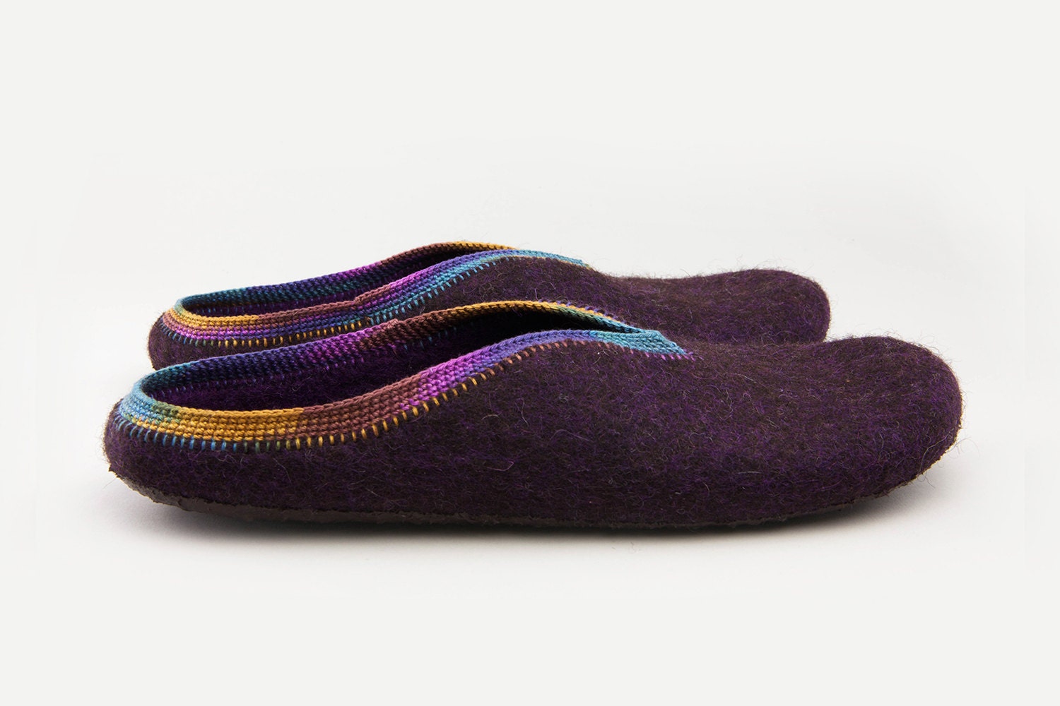 Aurora " Wool felted home slippers