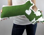 Customizable Massachusetts State Pillow