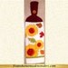 Double Layer Hand Crocheted Top Cotton Hanging Kitchen Towels - Autumn Sunflowers
