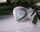 S.A.L.E. - The Comet's Journey - Moonstone Sterling Silver Ring