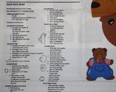 Kit to make a cute Teddy Bear Backpack