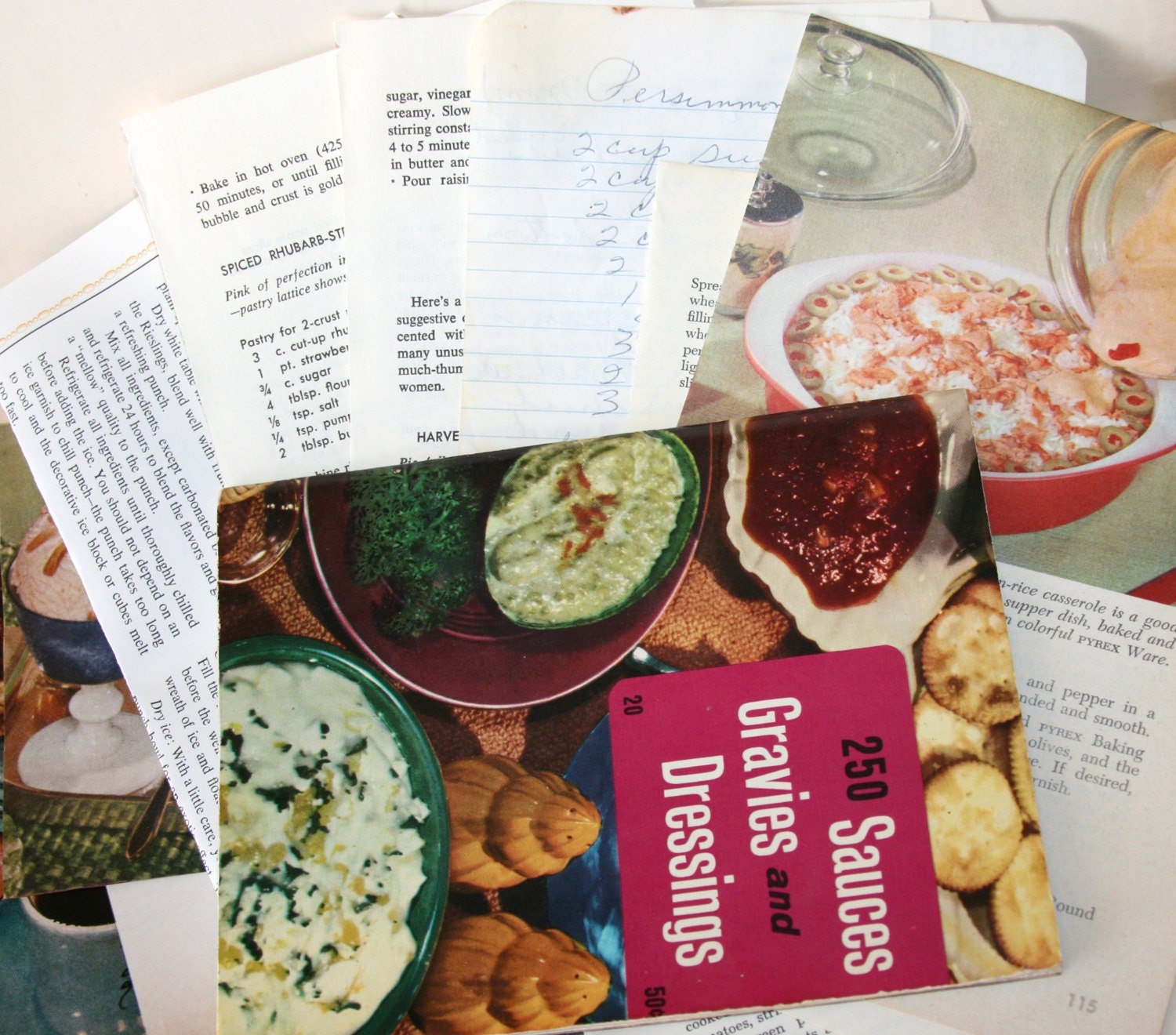 Vintage Cooking Ephemera Scrapbooking Paper Pack