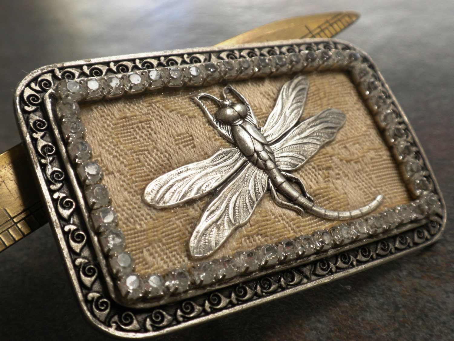 Womens Belt Buckle Dragonfly