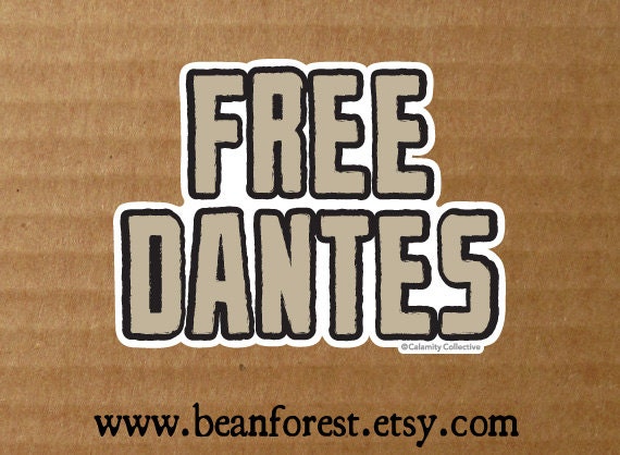 vinyl sticker - free dantes (Count of Monte Cristo) - bumper sticker - laptop decal NEW