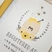 Baby Shower Invitation and Registry Card - Honey Bee. Baby Girl OR Baby Boy