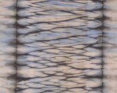 Hand Dyed Shibori Fabric - Shiori - One Half Yard