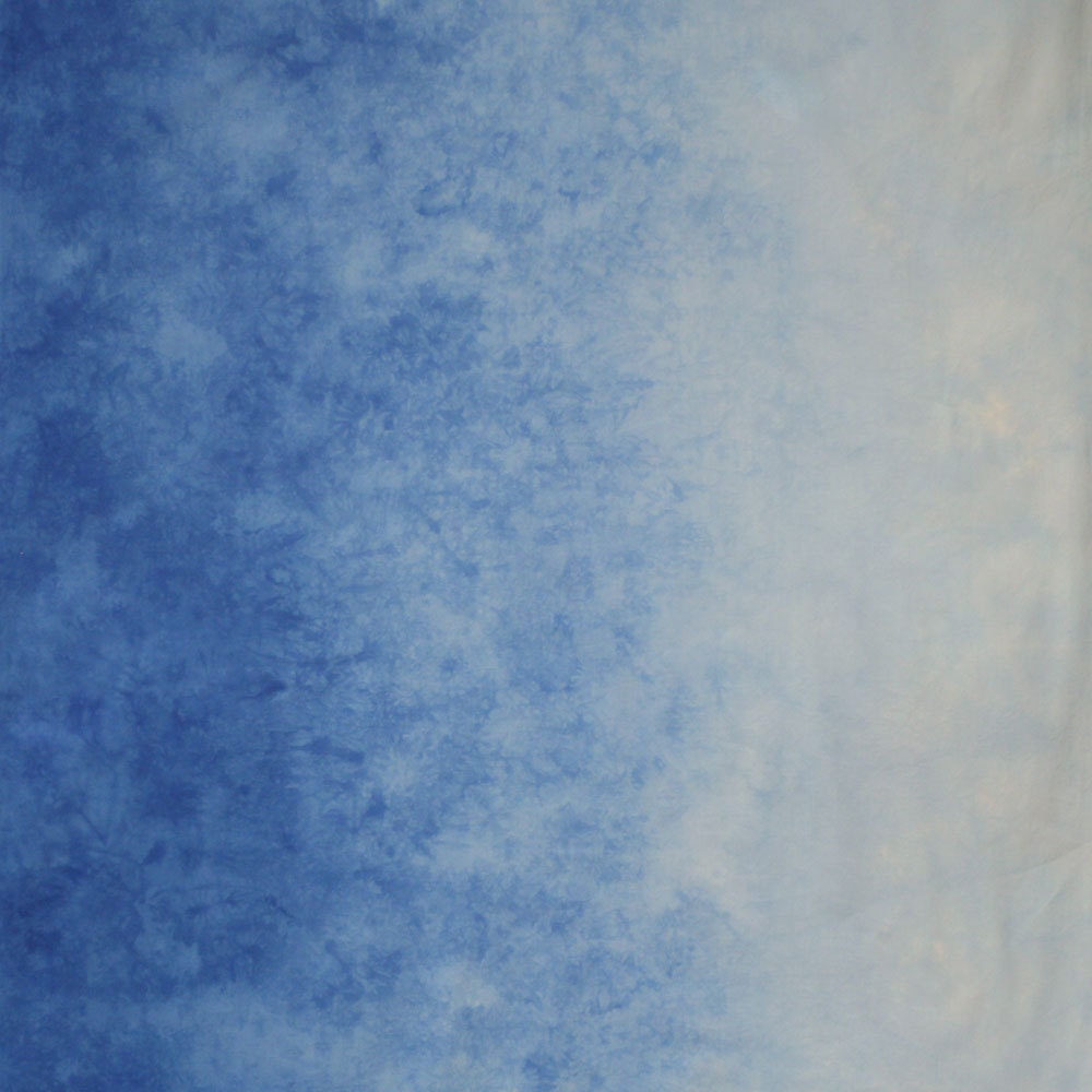 Hand Dyed Fabric Gradient Blue Sky by vickiwelsh on Etsy