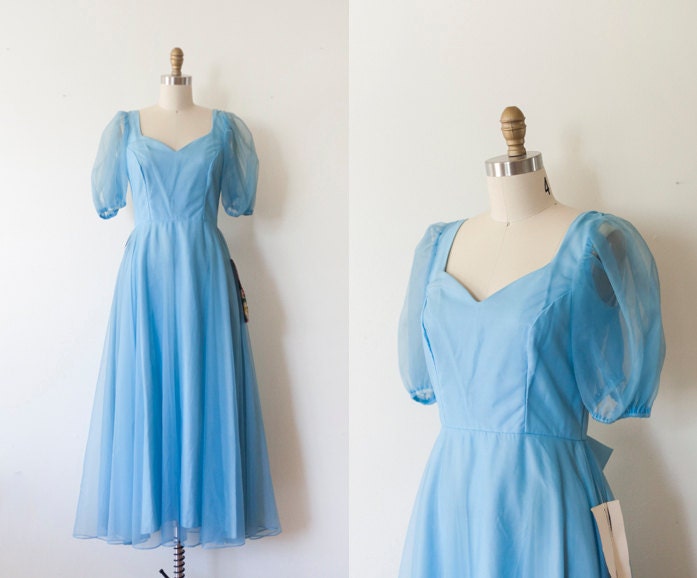 60s/70s Formal Dress // Small