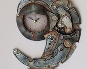 Steampunk Clock Spiral Time