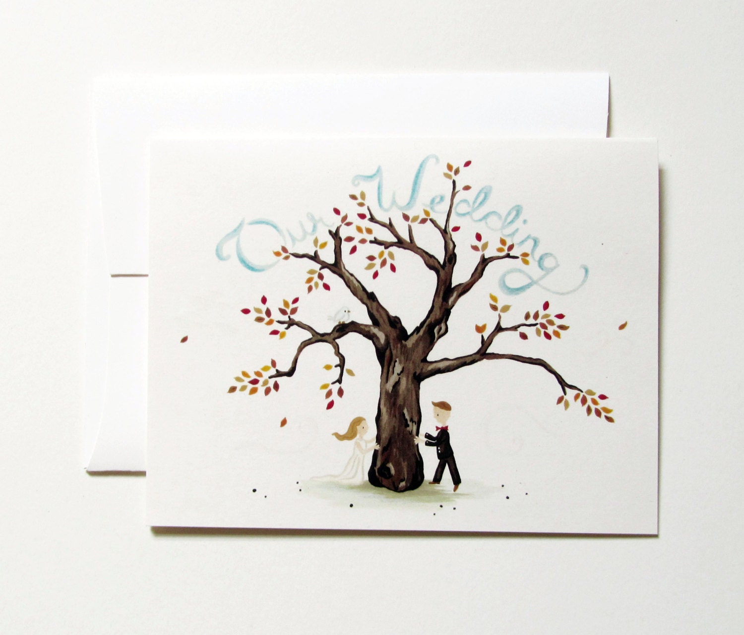 Custom A2 Wedding Invitation