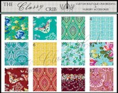 CUSTOM CRIB BEDDING - Alchemy by Amy Butler