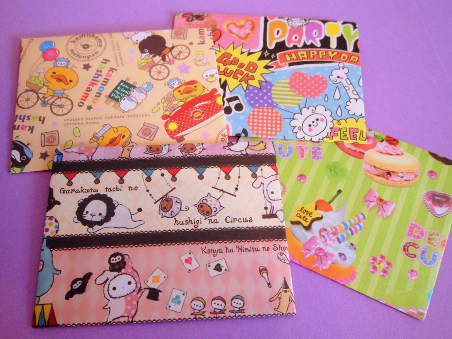 Kawaii Mini Envelope Set