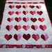 Lap Quilt Spring Heart Quilt Red White Pink Quilted Blanket Throw Quilt Bedding