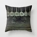 Numbers . Throw Pillow . Abstract Photography . Black and White . Home Decor . Living Room . Bedroom . Geek . 16x16