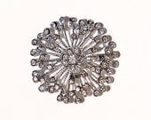 Rhinestone Crystal Brooch