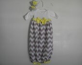 Boutique Chevron Baby Layette with Mongram soo Pretty great for coming home outfit look