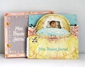 60s Unused French baby book - Mon Premier Journal (original box)