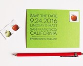 Custom Save the Date Stamp Destination Wedding