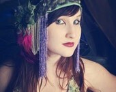 High Shelf Booze Tribal Fusion Flapper Headdress bellydance