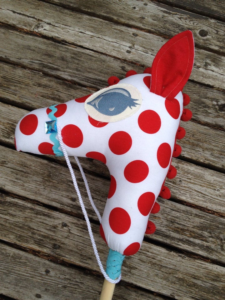 Hobby Horse-Red Polka Dot