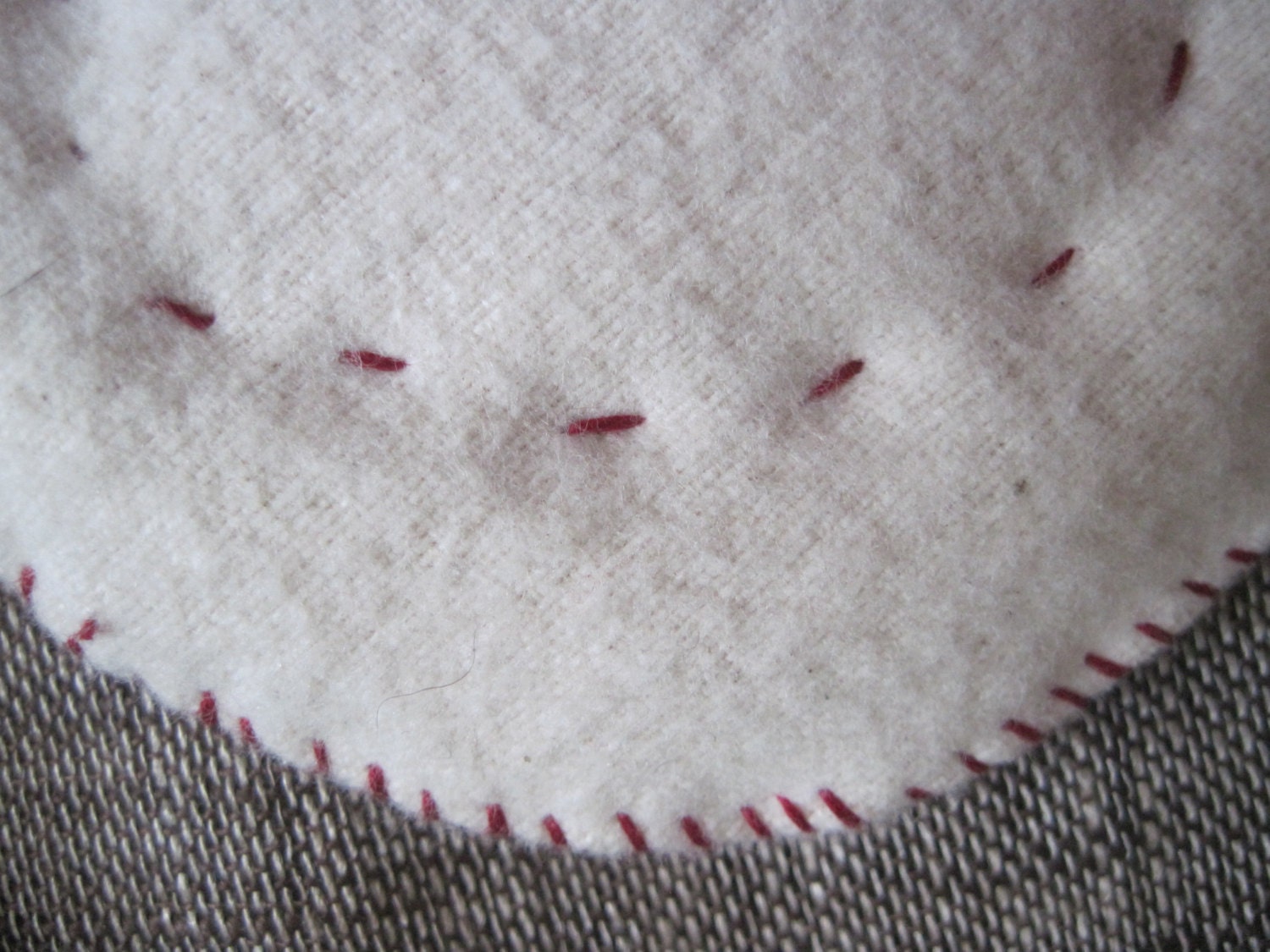 One Post Partum Handstitched 100%Organic cotton menstrual pad
