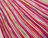 Recycled T shirt Yarn Strips-Mixed Pinks-  Rt782