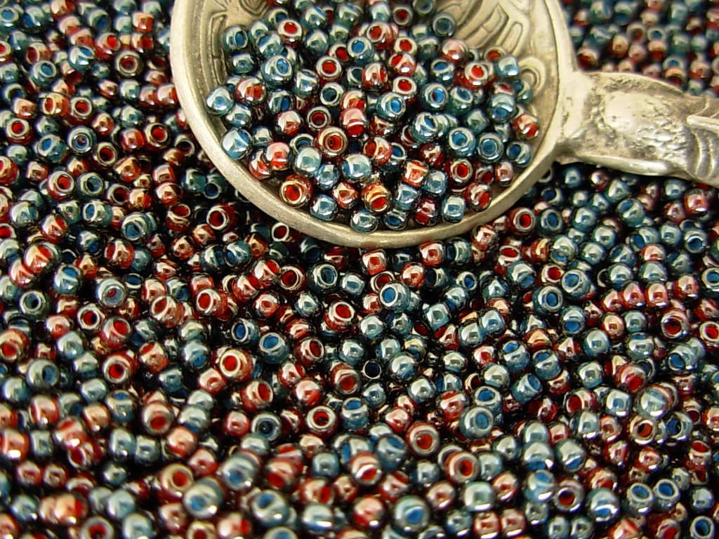 Assorted 11/0 Toho Color Lined Seed Beads (30g) No. 1QT