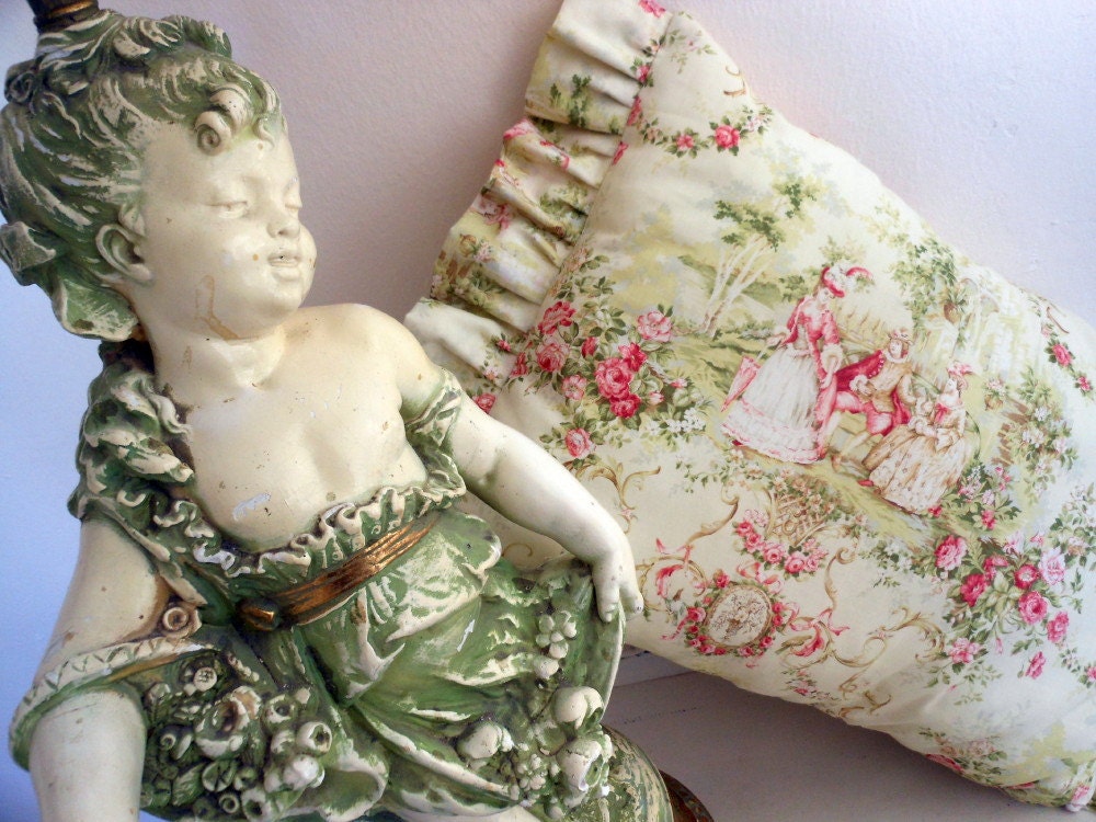 Pillow Versailles Marie Antoinette Paris French Toile Decor  Brocante