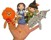 The Wizard of Oz Finger PUPPETS PDF Emal Knit PATTERN