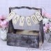 Rustic Basket With Favors Banner Sign Country Wedding Decor Barn Chic (Item Number 130028)