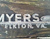 Vintage Myers car dealership FORD EMBLEM Elkton Va