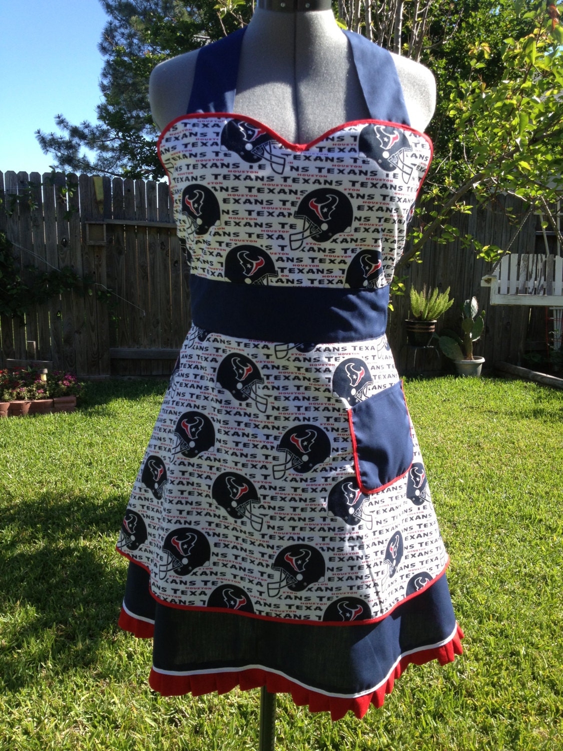 Sweetheart Houston TEXANS Apron (Free Personalization)