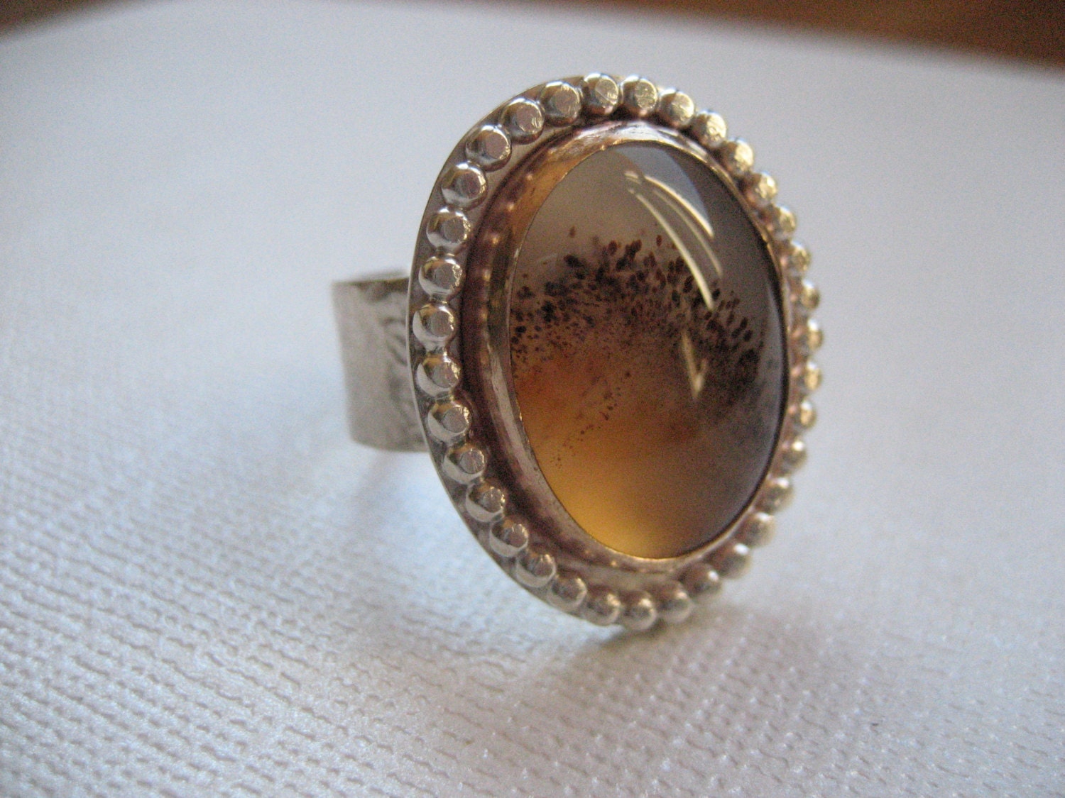 alainn montana agate and sterling silver ring