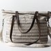 Hemp Zippered Tote - Little Scallops