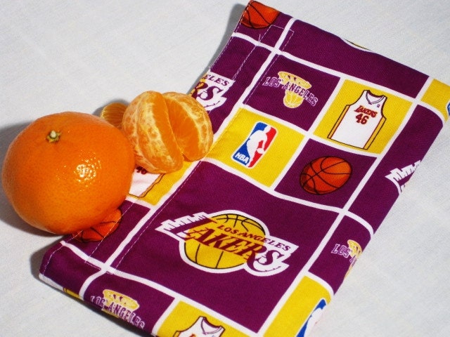 Lakers Single Reusable Snack Bag