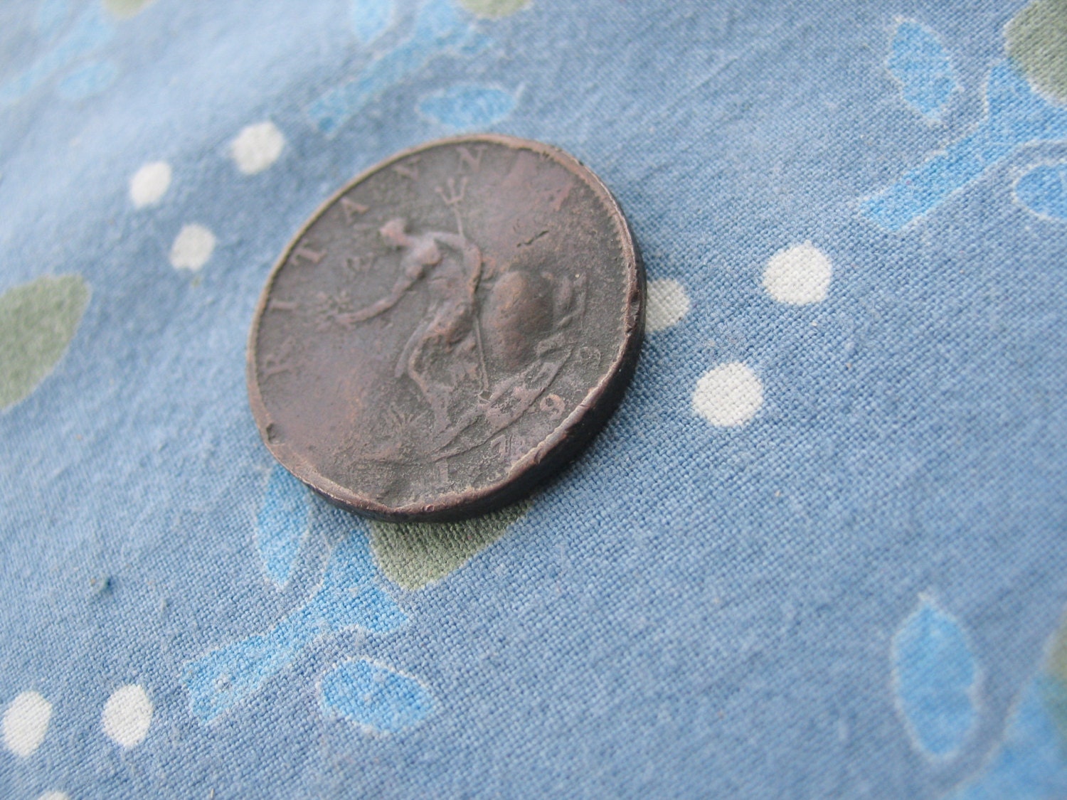 Super rare half-penny from 1799, in the reign of George III