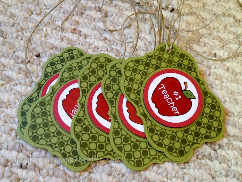 Set of 5 Teacher Gift Tags