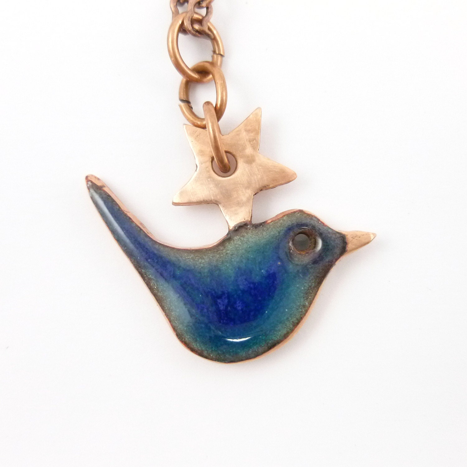 Reversible  Bird & Star Necklace