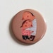 tiny magnet /  pocket accessory / pink / big love
