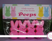 DIY Printable Easter Peeps Bag Topper - Bunny INSTANT DOWNLOAD Il_170x135