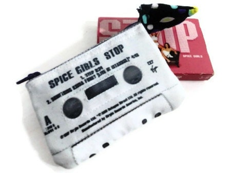Spice Girls Stop 90s Retro Mini Cassette Tape Clutch
